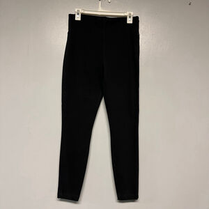 Lysse Black denim leggings women’s size Large pull on skinny pants jegging